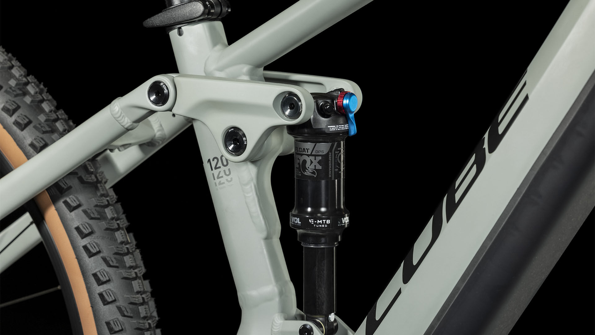 Cube Stereo Hybrid 120 SLX 750 swampgrey´n´black