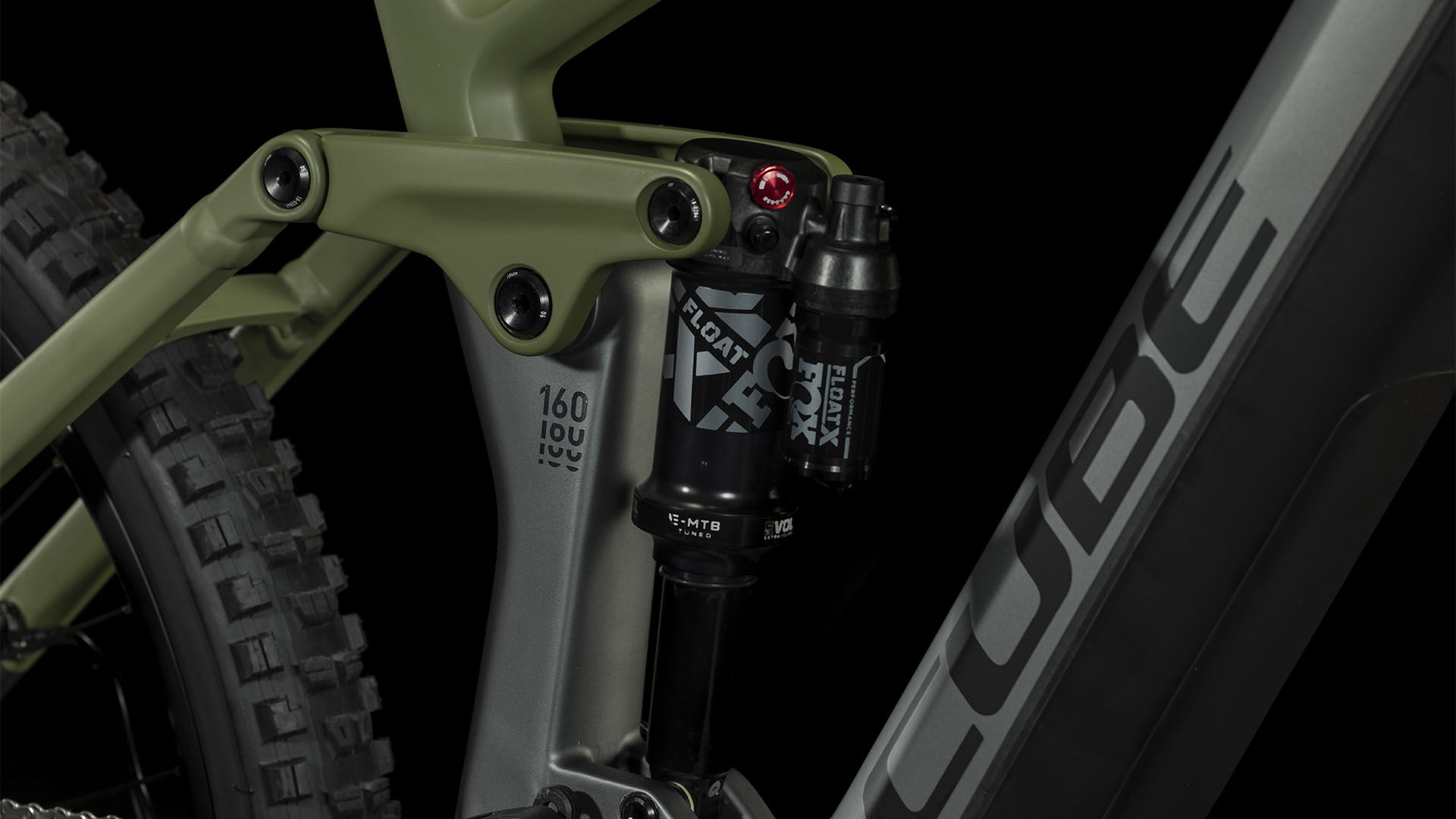 Cube Stereo Hybrid 160 HPC TM 750 27.5 flashgrey´n´olive