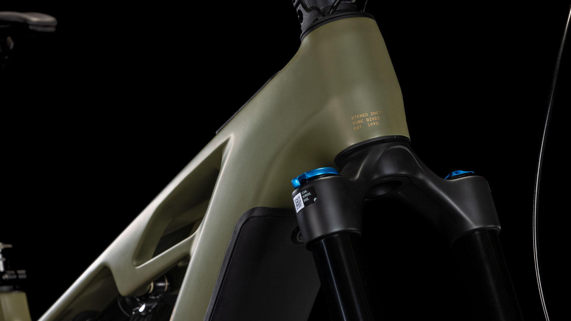 Cube Stereo Hybrid ONE77 HPC TM 800 dustyolive´n´gold Batteriebetriebenes Fahrzeug (UN 3171) unterliegt nicht den Vorschriften des ADR