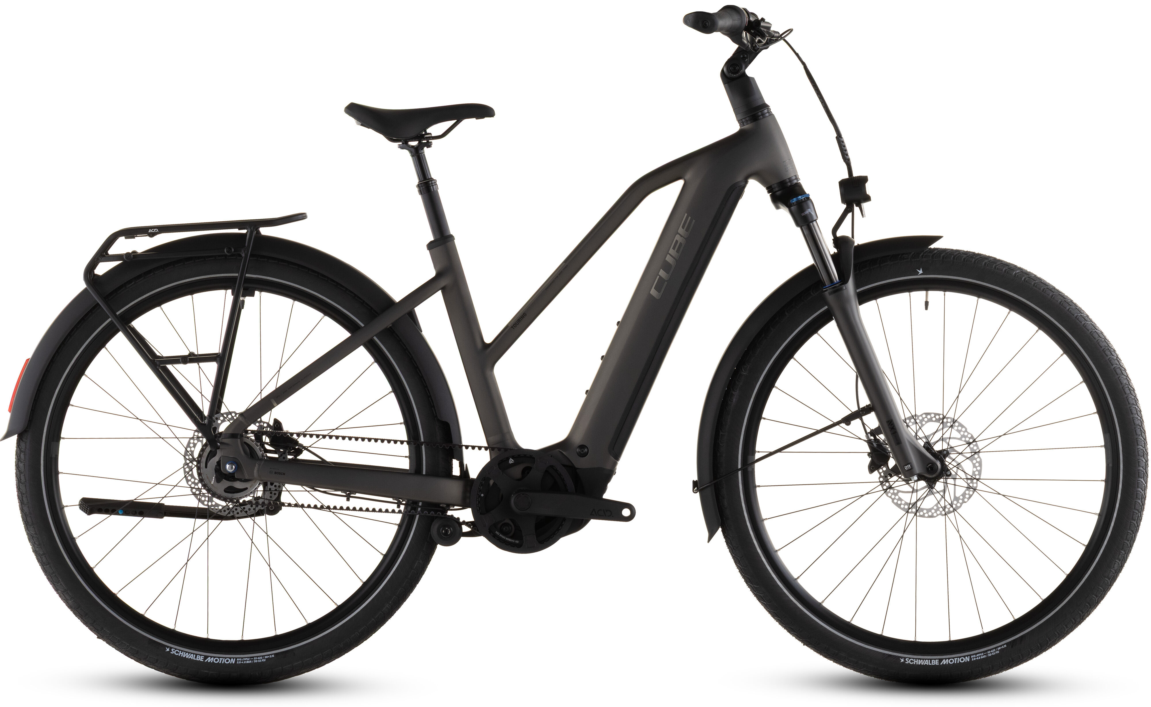 Cube Touring Hybrid Comfort SLX 800 charcoal´n´chrome UN3556 Fahrzeug mit Antrieb durch Lithium-Ionen- Batterien. Transport nach SV 388 und 666 ADR.