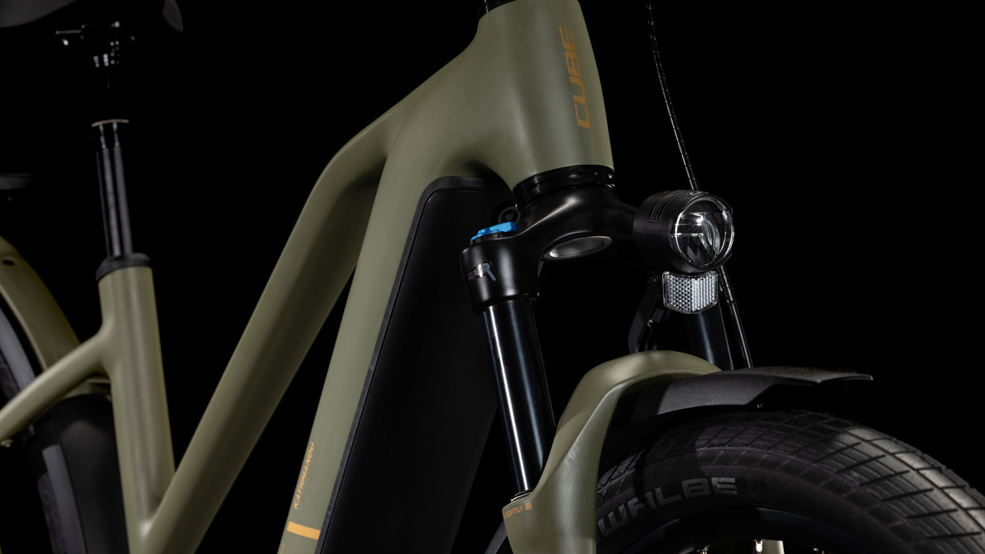 Cube Kathmandu Hybrid Pro 800 dustyolive´n´gold Batteriebetriebenes Fahrzeug (UN 3171) unterliegt nicht den Vorschriften des ADR