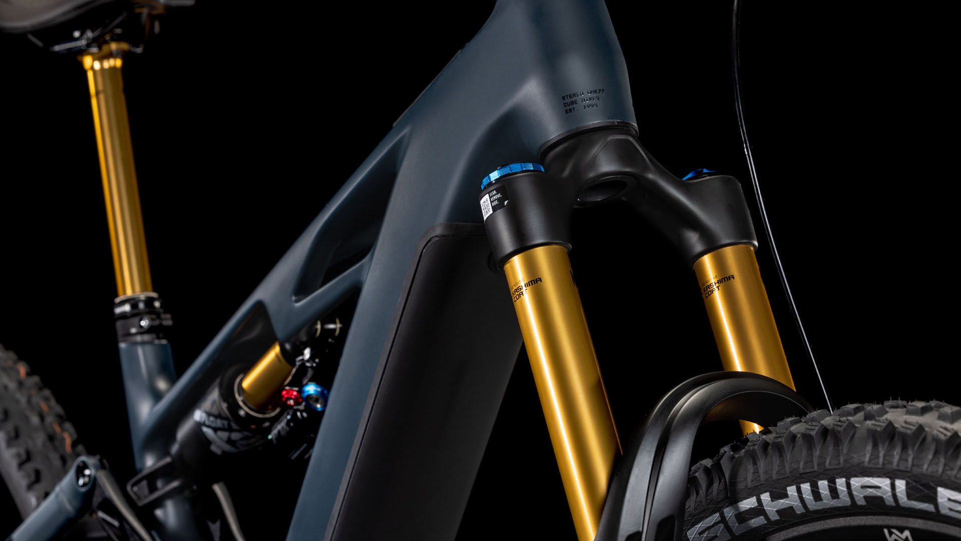 Cube Stereo Hybrid ONE77 HPC AT 800 carbon´n´gold Batteriebetriebenes Fahrzeug (UN 3171) unterliegt nicht den Vorschriften des ADR