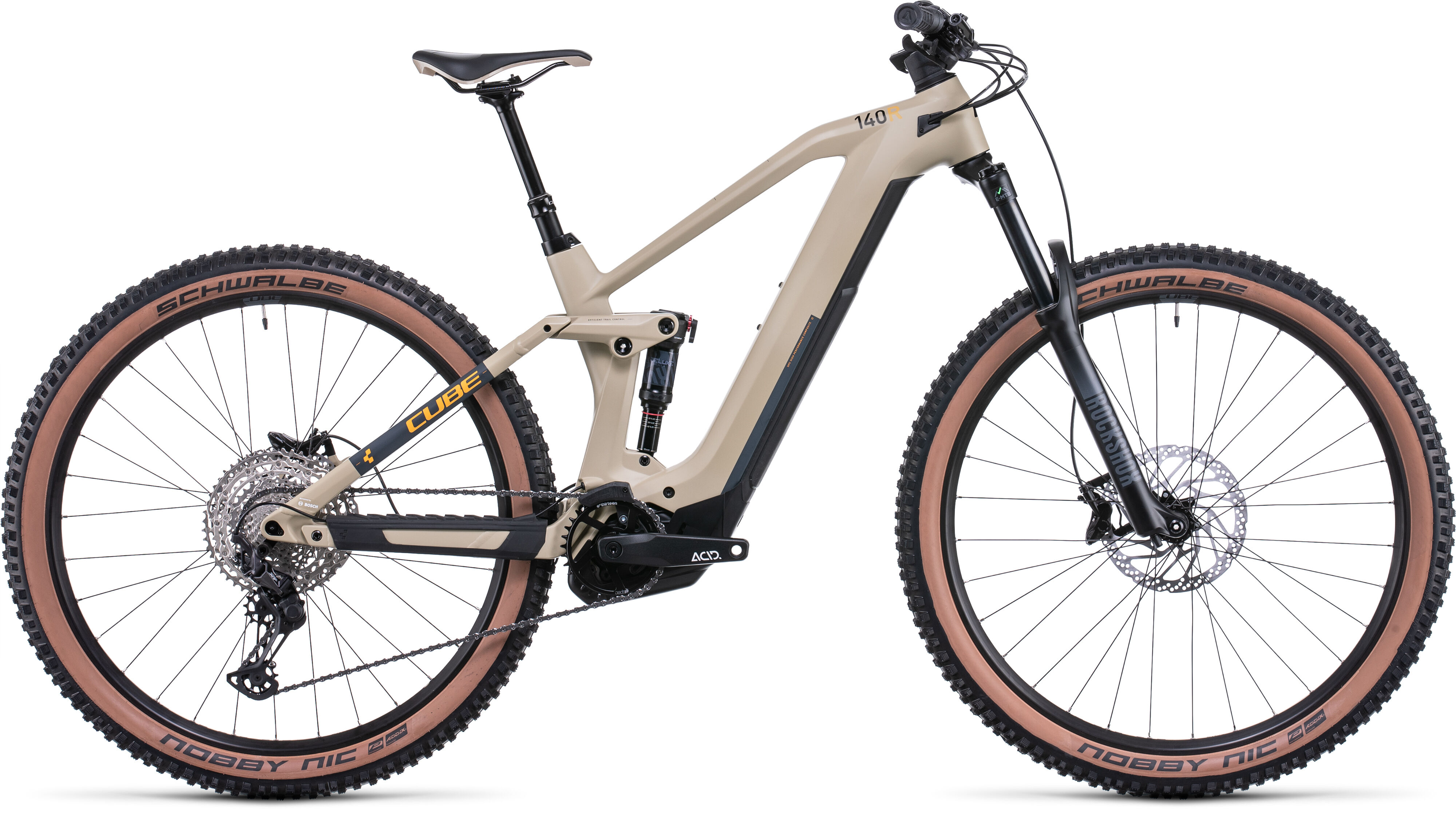 Cube Stereo Hybrid 140 HPC Race 625 desert´n´orange