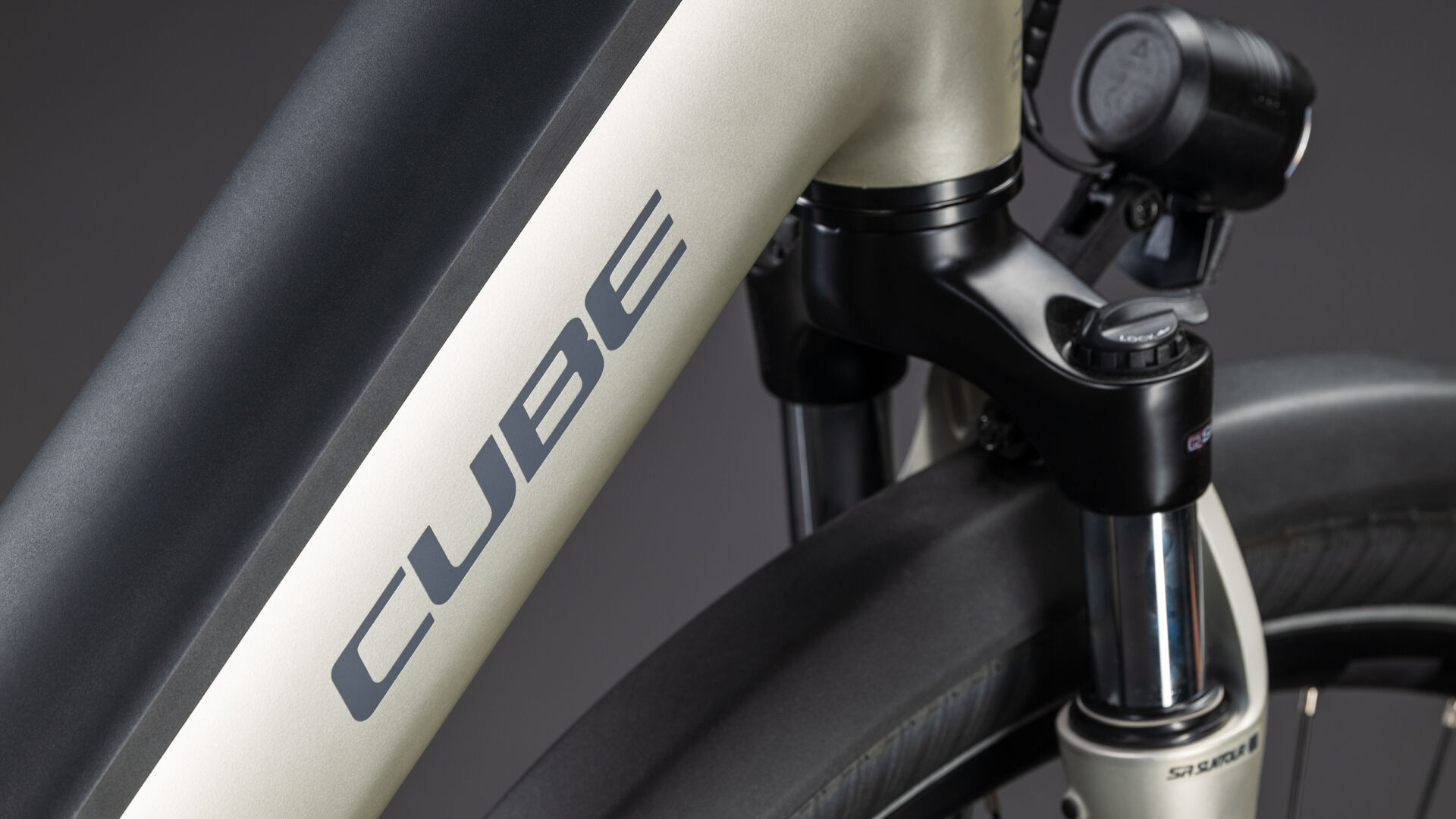 Cube Supreme RT Hybrid Comfort EXC 600 champagne´n´grey UN3556 Fahrzeug mit Antrieb durch Lithium-Ionen- Batterien. Transport nach SV 388 und 666 ADR.