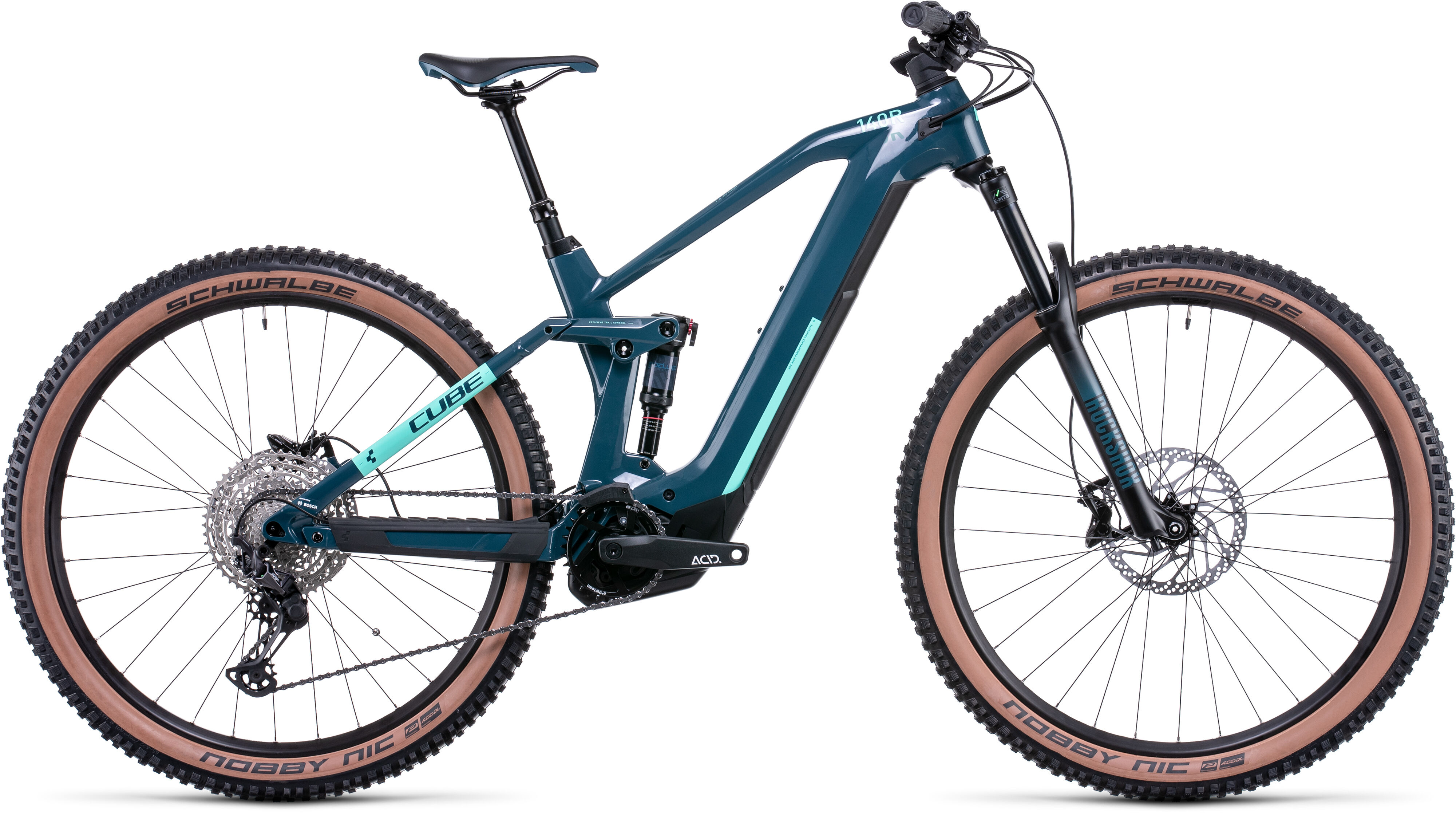 Cube Stereo Hybrid 140 HPC Race 625 teal´n´mint