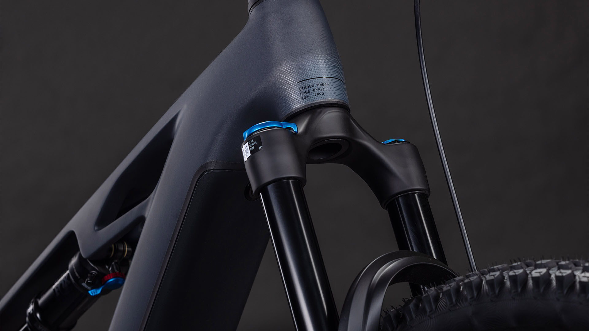 Cube Stereo Hybrid ONE44 HPC SLX 800 slabgrey´n´orange UN3556 Fahrzeug mit Antrieb durch Lithium-Ionen- Batterien. Transport nach SV 388 und 666 ADR.