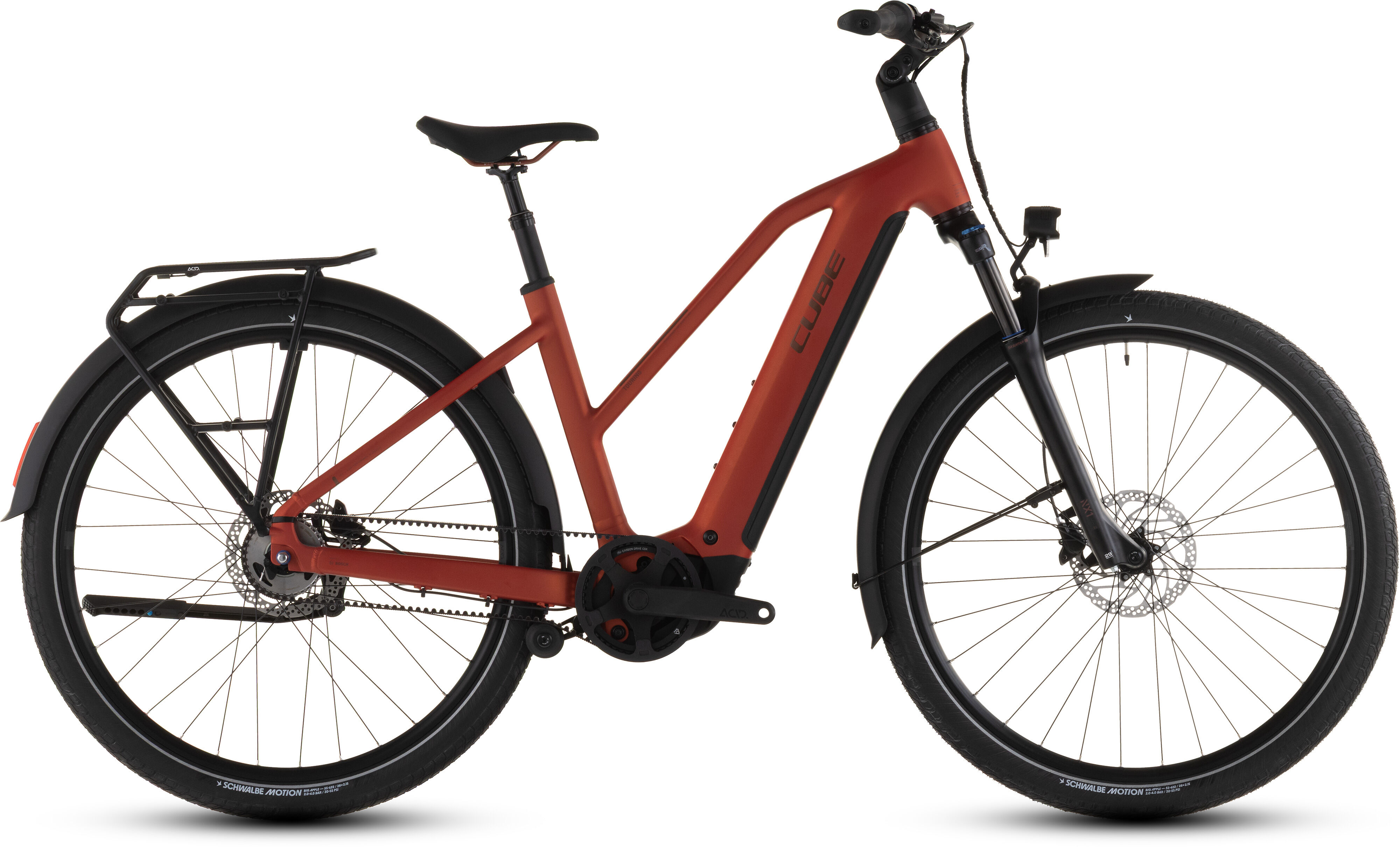 Cube Touring Hybrid Comfort SLX 800 chilli´n´chrome UN3556 Fahrzeug mit Antrieb durch Lithium-Ionen- Batterien. Transport nach SV 388 und 666 ADR.