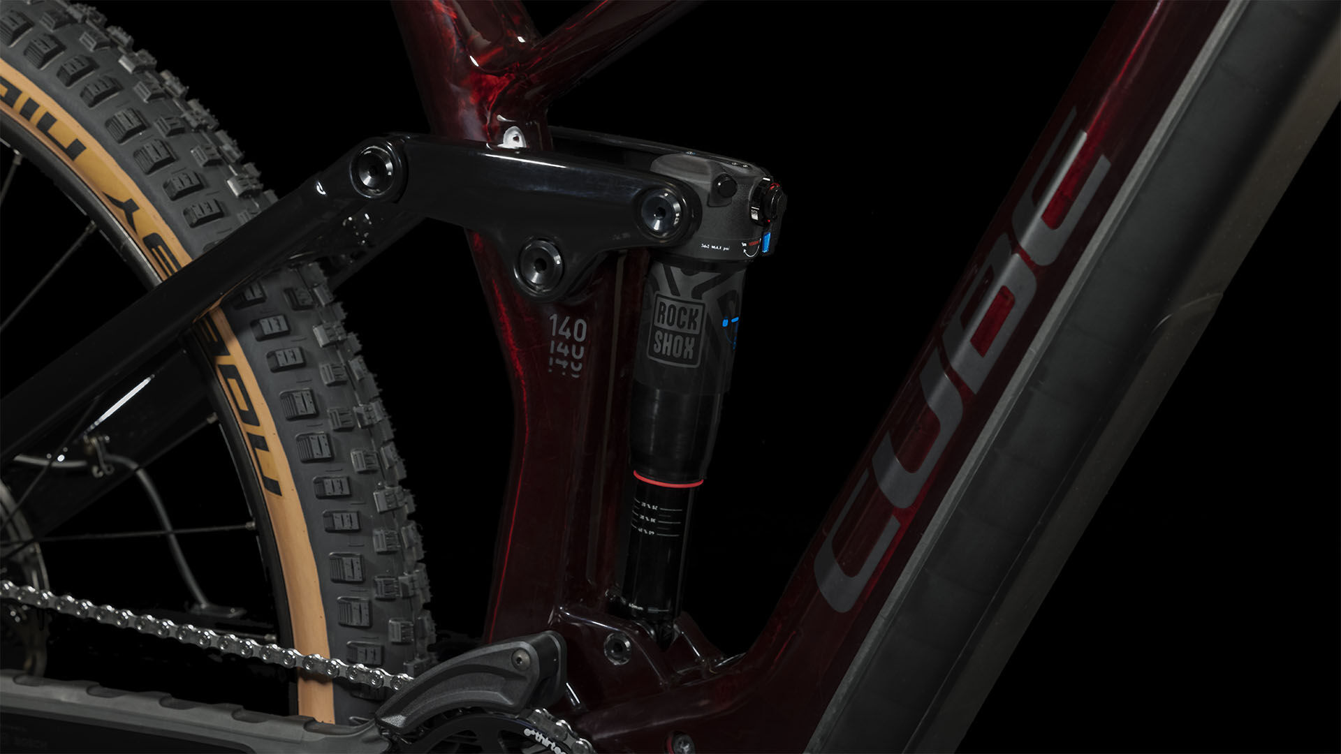 Cube Stereo Hybrid 140 HPC Race 750 liquidred´n´black
