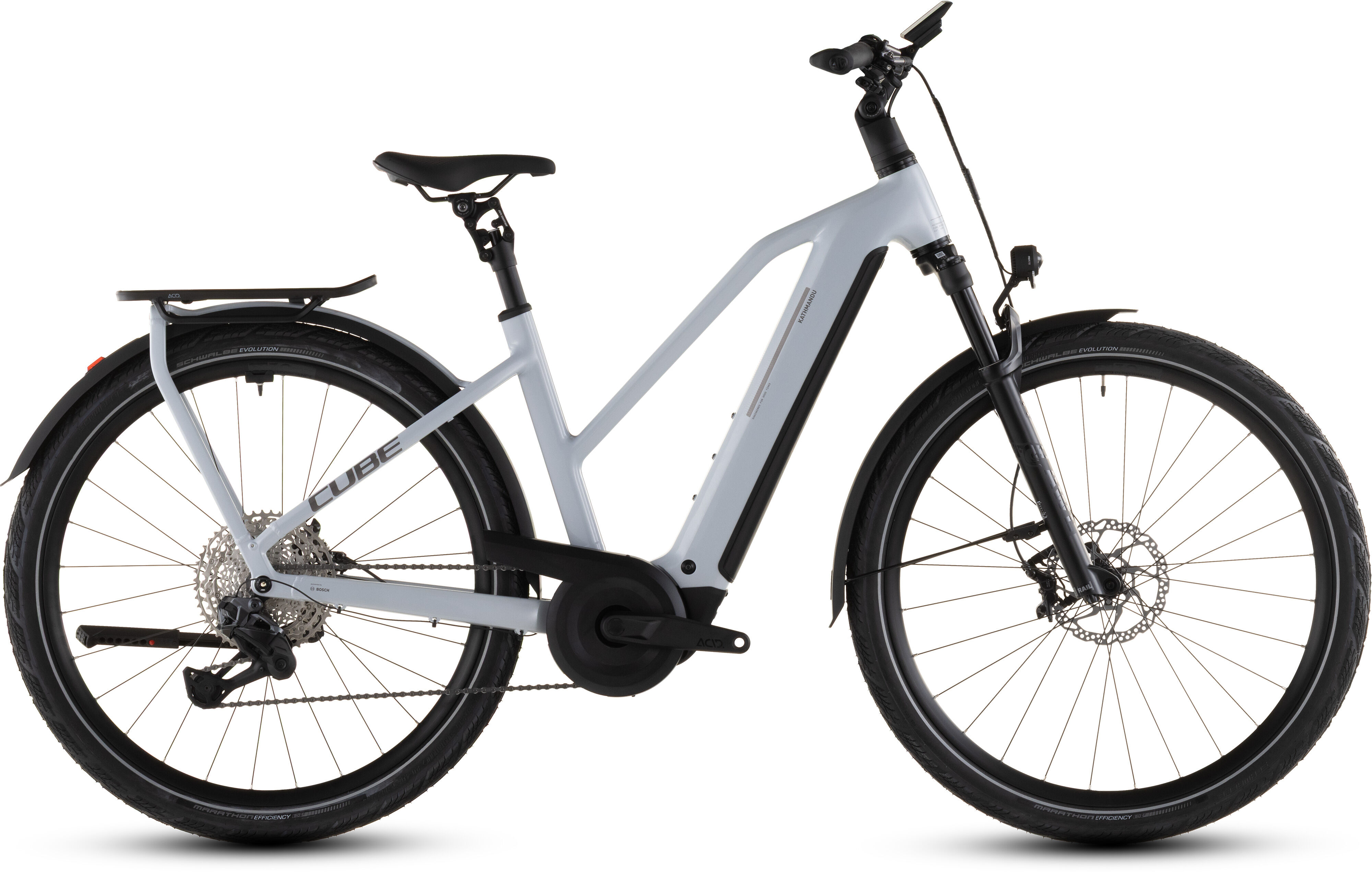 Cube Kathmandu Hybrid SLX 800 foggrey´n´grey UN3556 Fahrzeug mit Antrieb durch Lithium-Ionen- Batterien. Transport nach SV 388 und 666 ADR.