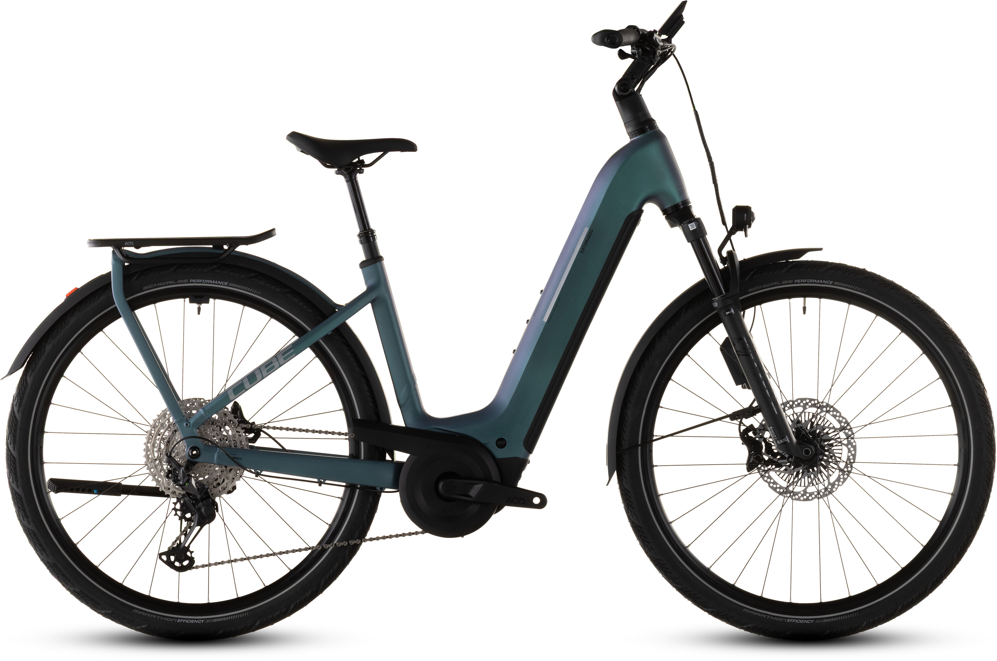 Cube Kathmandu Hybrid EXC 800 smaragdgrey´n´prism UN3556 Fahrzeug mit Antrieb durch Lithium-Ionen- Batterien. Transport nach SV 388 und 666 ADR.