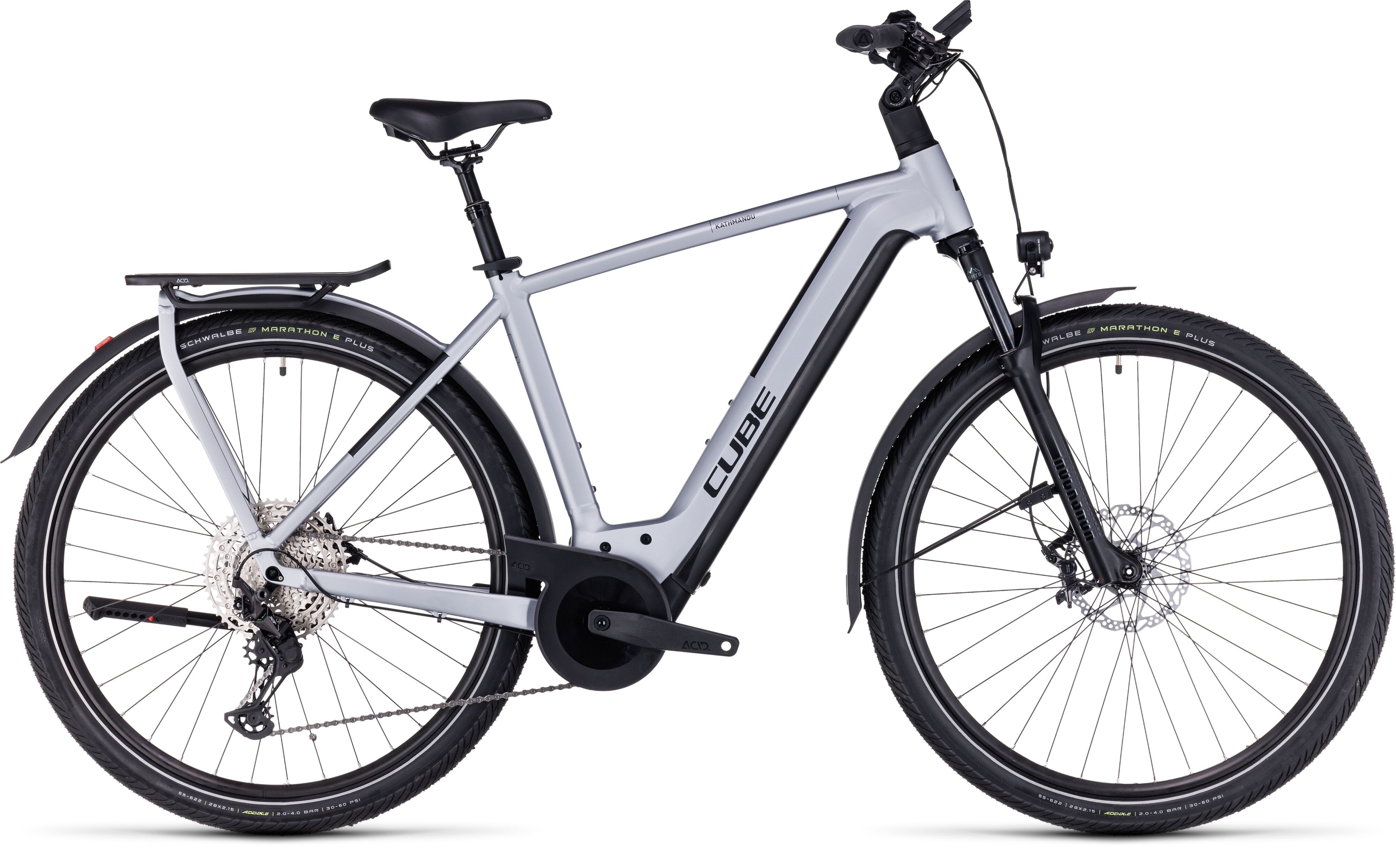 Cube Kathmandu Hybrid SLX 750 polarsilver´n´black 