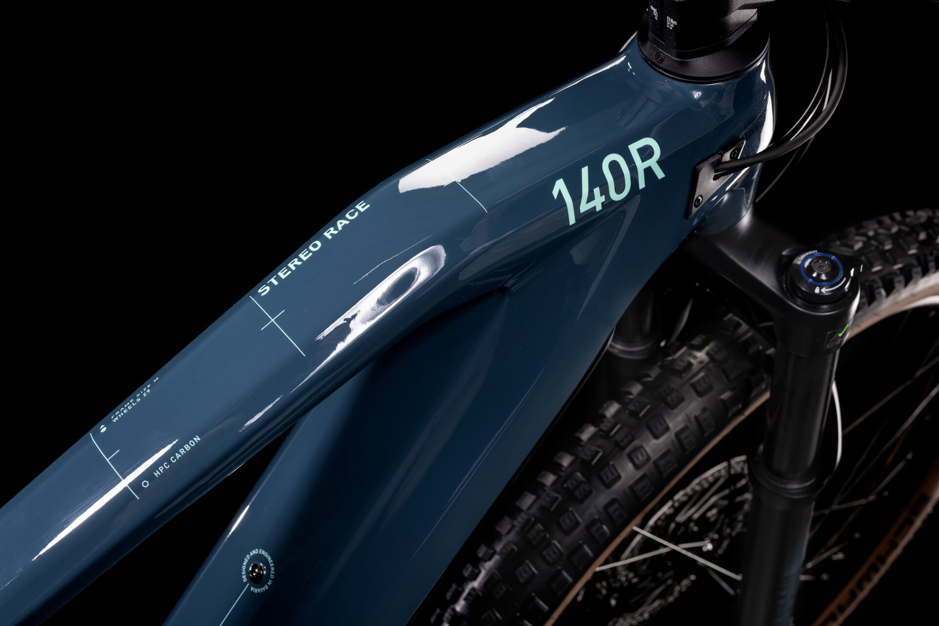 Cube Stereo Hybrid 140 HPC Race 625 teal´n´mint