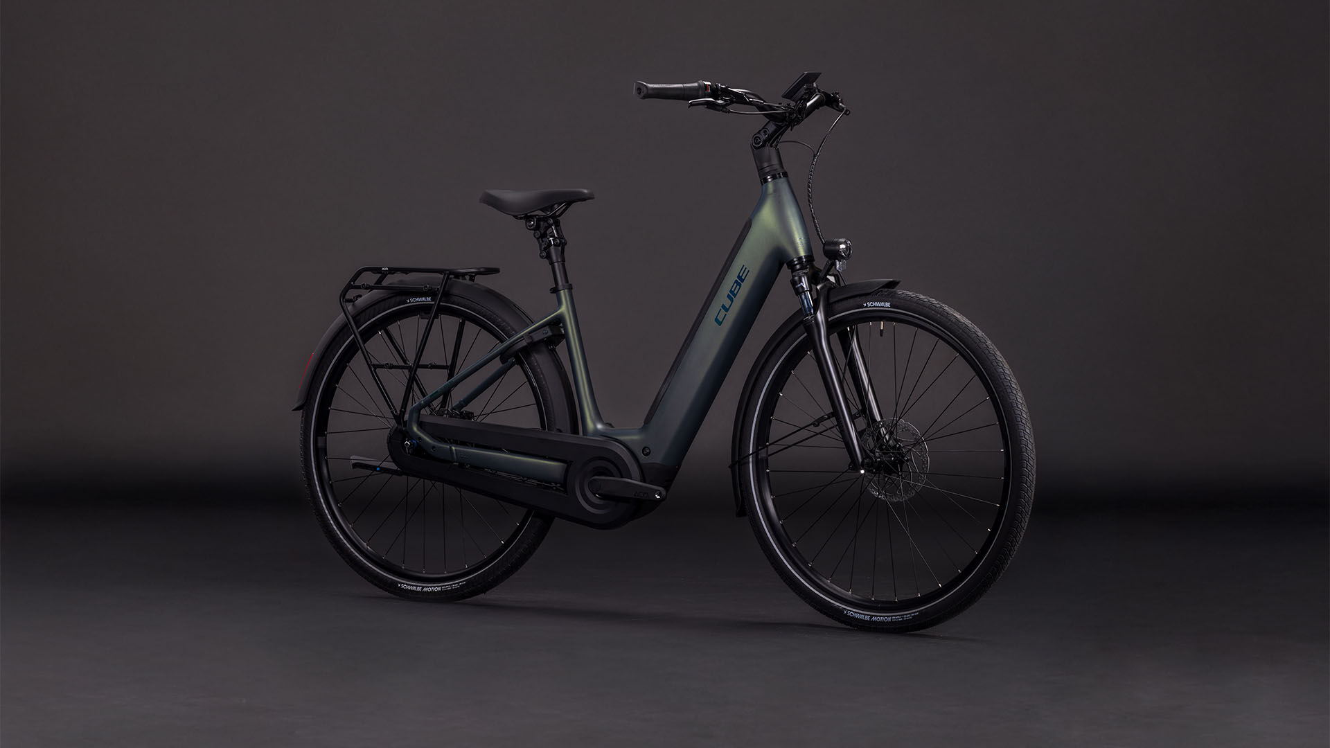 Cube Supreme RT Hybrid Comfort EXC 600 sagebrushgreen´n´prism UN3556 Fahrzeug mit Antrieb durch Lithium-Ionen- Batterien. Transport nach SV 388 und 666 ADR.