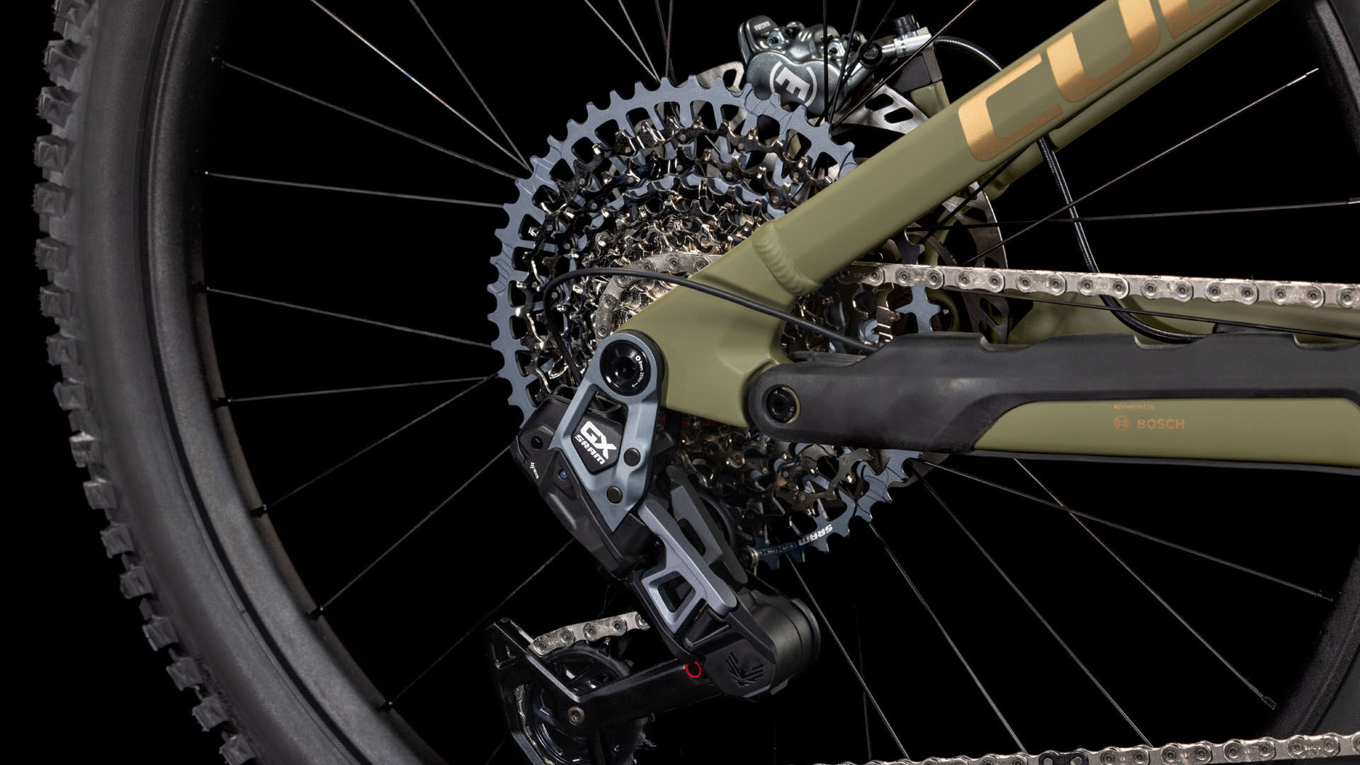 Cube Stereo Hybrid ONE77 HPC TM 800 dustyolive´n´gold Batteriebetriebenes Fahrzeug (UN 3171) unterliegt nicht den Vorschriften des ADR