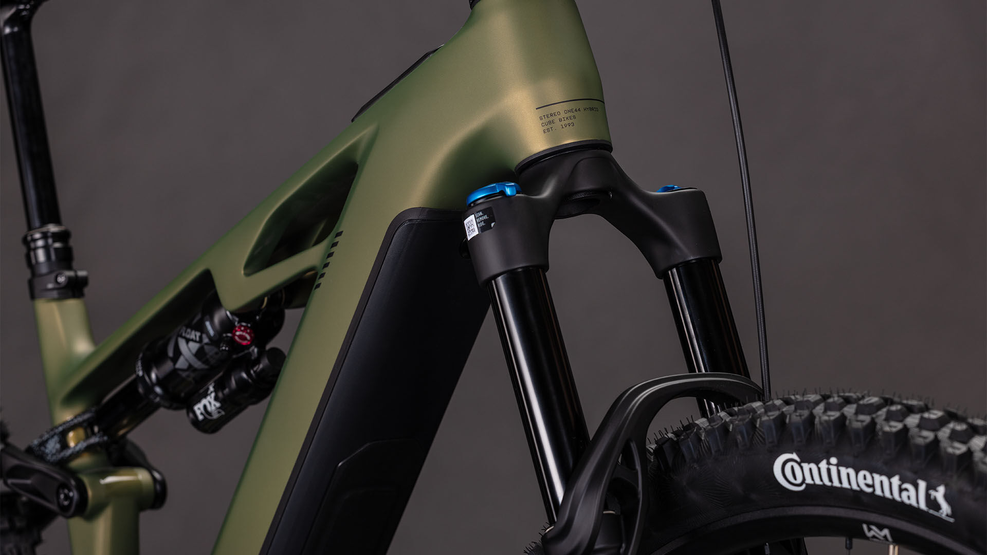 Cube Stereo Hybrid ONE44 HPC TM 800 reedgreen´n´matrix UN3556 Fahrzeug mit Antrieb durch Lithium-Ionen- Batterien. Transport nach SV 388 und 666 ADR.