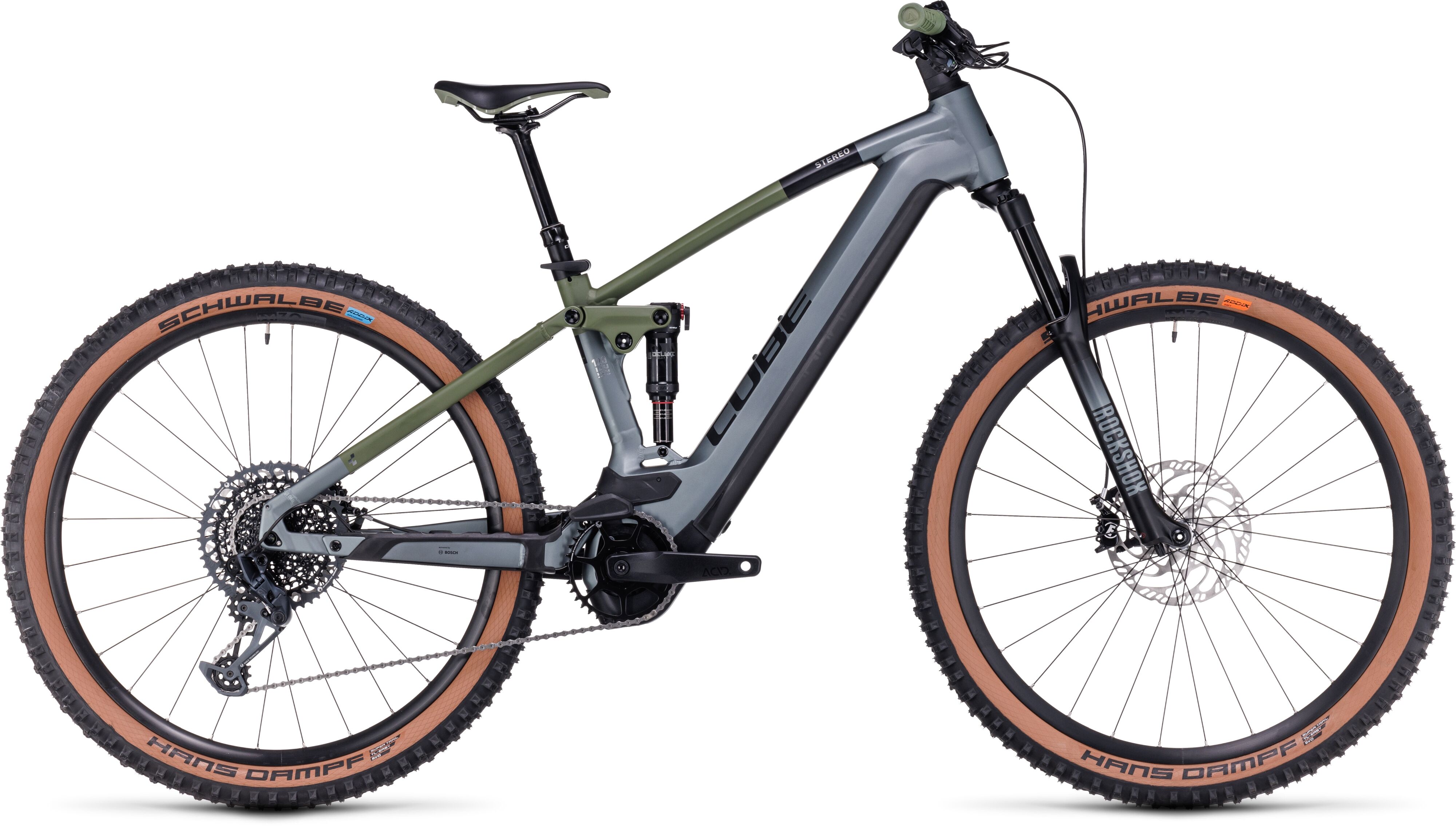 Cube Stereo Hybrid 120 TM 750 flashgrey´n´olive