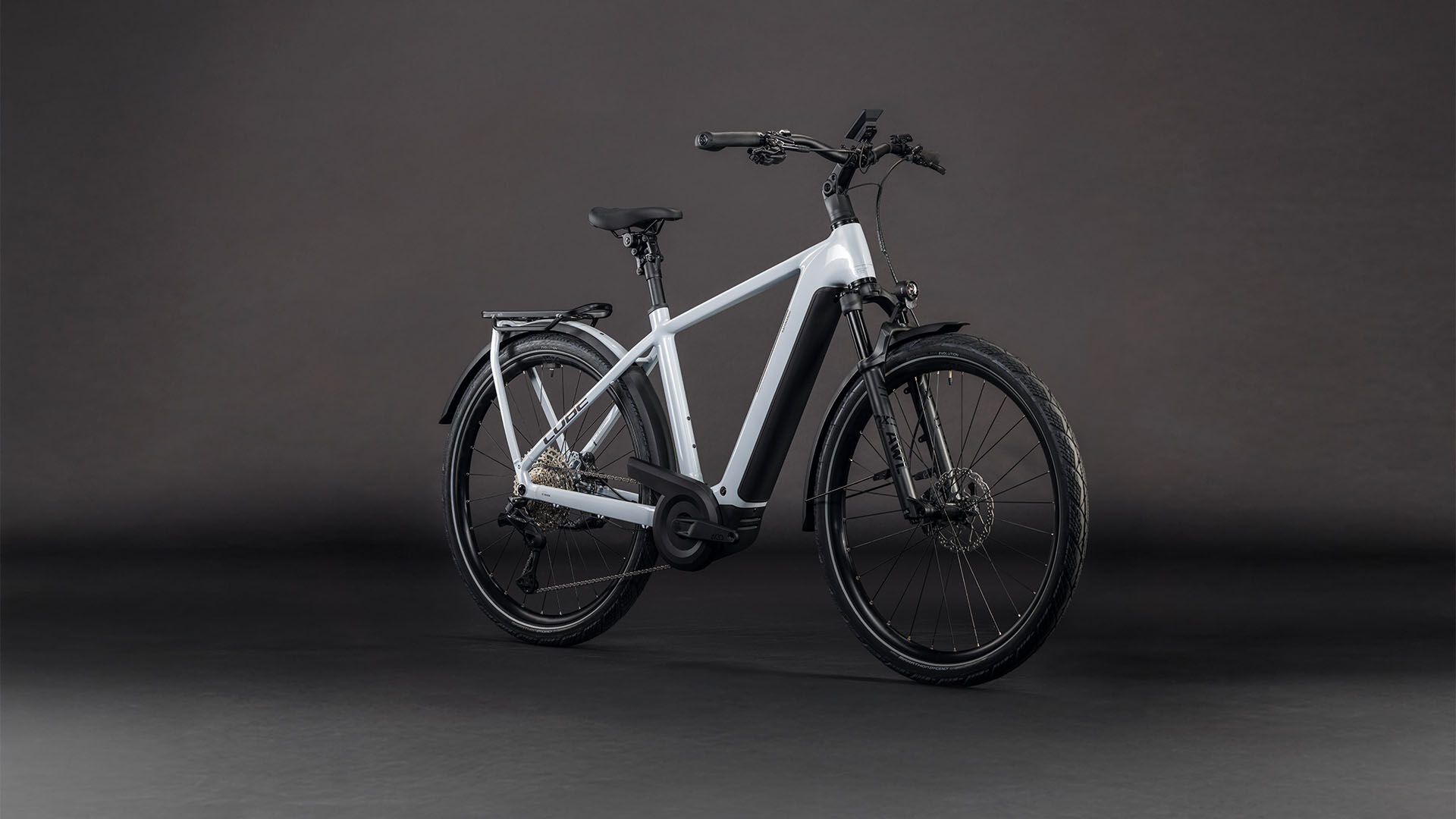 Cube Kathmandu Hybrid SLX 800 foggrey´n´grey UN3556 Fahrzeug mit Antrieb durch Lithium-Ionen- Batterien. Transport nach SV 388 und 666 ADR.