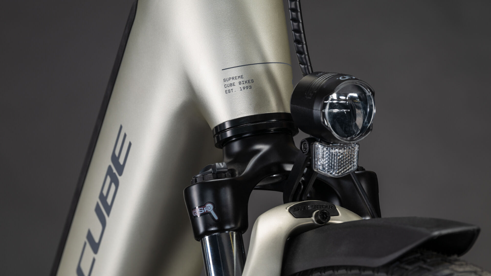 Cube Supreme RT Hybrid Comfort EXC 600 champagne´n´grey UN3556 Fahrzeug mit Antrieb durch Lithium-Ionen- Batterien. Transport nach SV 388 und 666 ADR.